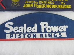 (2) Antiqe Service Station Atendee Hats- Sealed Power Piston Rings, Ford Authorized Motors