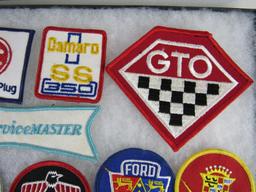 Excellent Lot Vintage Sewn Patches All Automotive-AC, Chevy, Ford, Cadillac, GTO+++