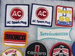 Excellent Lot Vintage Sewn Patches All Automotive-AC, Chevy, Ford, Cadillac, GTO+++