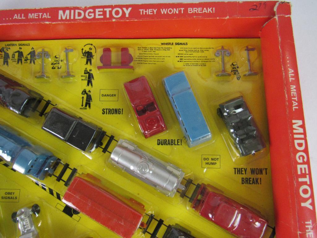 Excellent Vintage Midgetoy Diecast Deluxe Boxed Set Sealed MIB (Large)