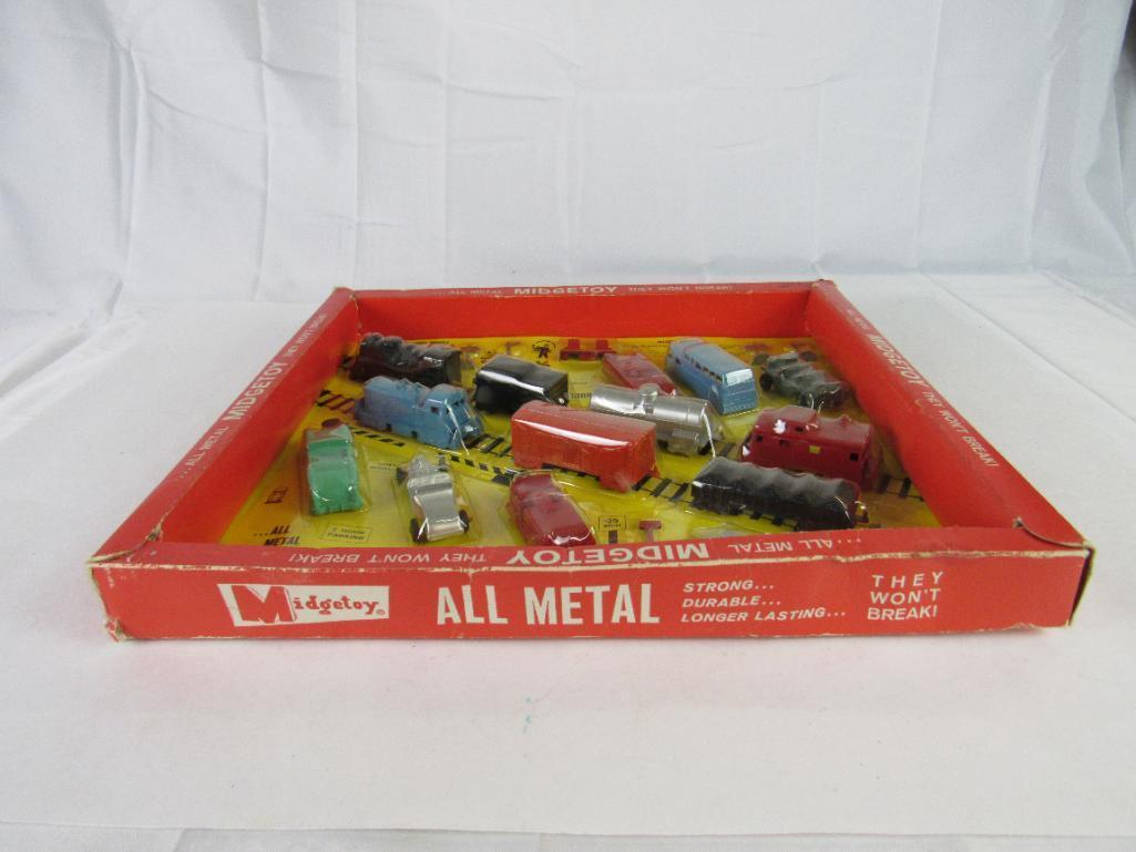 Excellent Vintage Midgetoy Diecast Deluxe Boxed Set Sealed MIB (Large)