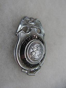 Vintage Obsolete Rockford, Mich. Police Patrolman Badge