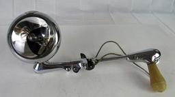 Excellent Antique Chrome Automobile Swivel Spotlight/ Searchlight