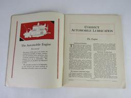 Rare Original 1928 Mobil Gargoyle "Correct Automobile Lubrication" Book