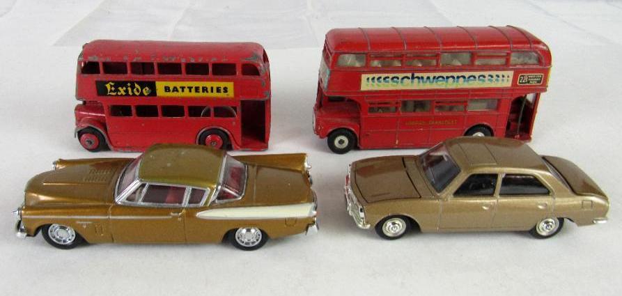 Lot (4) Vintage 1/43 Dinky Toys Diecast