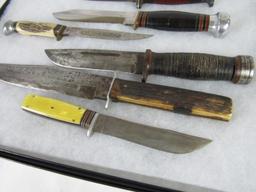 Group of Asst. Fixed Blade Knives- Cattaraugus, Konenkrebs Solingen, Weske+