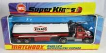 Vintage Matchbox Super Kings Texaco Gasoline Ford Tanker Truck MIB