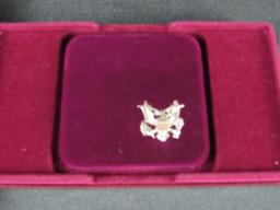 Lot (2) US Comemmorative Silver Proof Dollars 1990 Eisenhower & 1993 Jefferson MIB