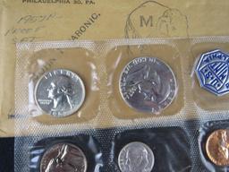 Lot (2) 1957 P Silver Mint Proof Sets in Original Envelope