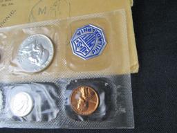 Lot (2) 1957 P Silver Mint Proof Sets in Original Envelope