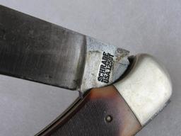 Excellent Vintage Schrade Old Timer #1250T (USA) 9 3/8" Lockback Folding Knife