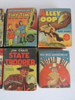 Lot (8) Antique BLB Big Little Books- Lil Abner, Dick Tracy, Buffalo Bill, etc