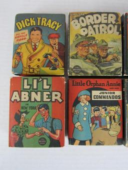 Lot (8) Antique BLB Big Little Books- Lil Abner, Dick Tracy, Buffalo Bill, etc