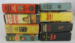 Lot (8) Antique BLB Big Little Books- Lil Abner, Dick Tracy, Buffalo Bill, etc