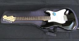 Beautiful Fender Squier Stratocaster Affinity (Indonesia) 6 String Electric Guitar w/ Case