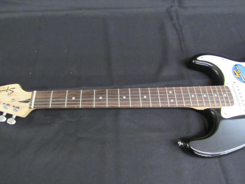 Beautiful Fender Squier Stratocaster Affinity (Indonesia) 6 String Electric Guitar w/ Case