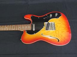 Excellent Jay Turser Telecaster Style Semi-Hollow Body 6 String Electric Guitar