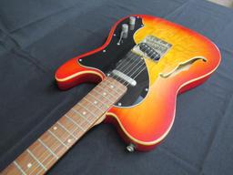 Excellent Jay Turser Telecaster Style Semi-Hollow Body 6 String Electric Guitar