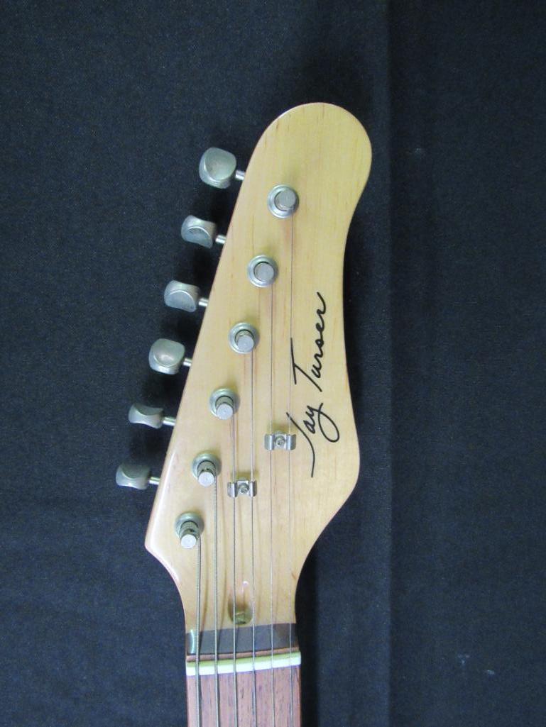 Excellent Jay Turser Telecaster Style Semi-Hollow Body 6 String Electric Guitar