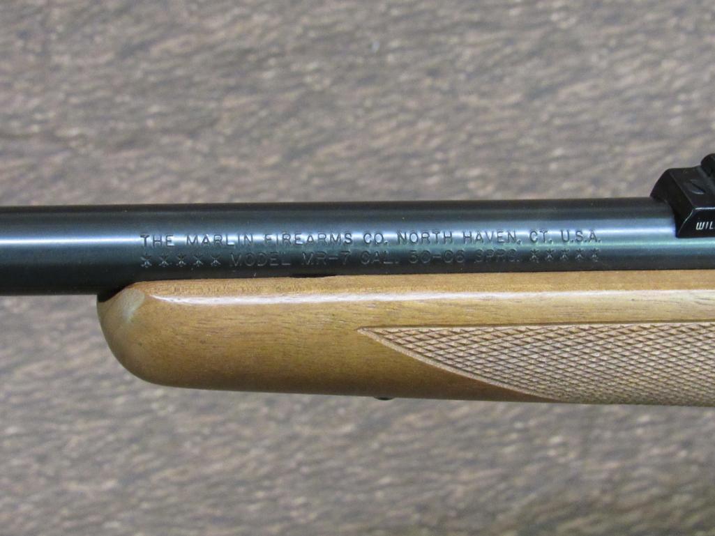 Beautiful Marlin Model MR-7 Bolt Action 30-06 Rifle
