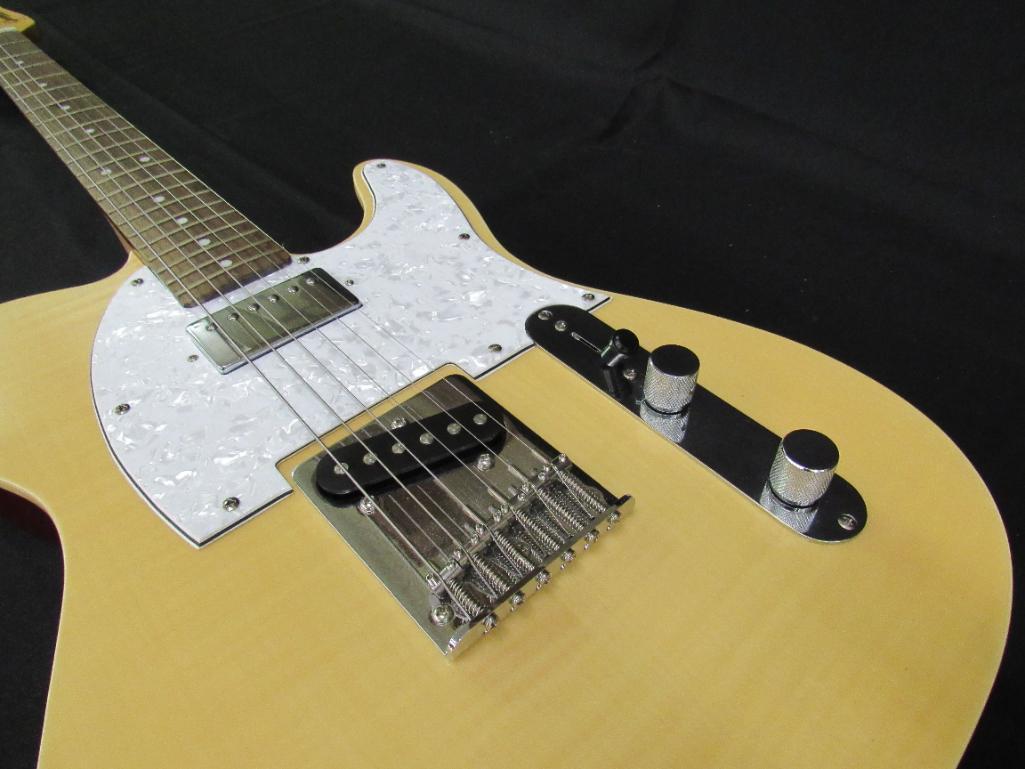 Excellent Giannini Standard Telecaster Style Solid Body 6 String Electric Guitar