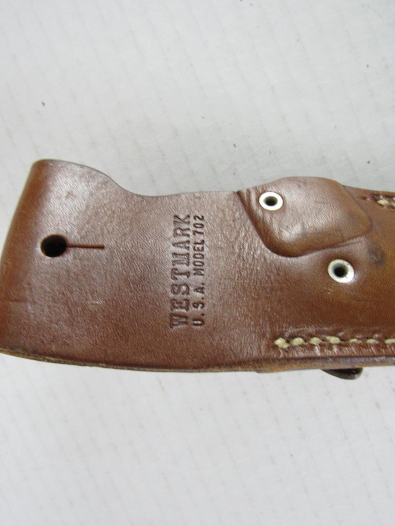 Outstanding Westmark #712 (USA) 9.5" Fixed Blade Hunting Knife w/ Sheath