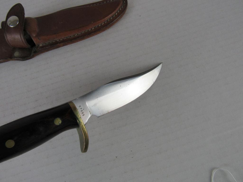Outstanding Westmark #712 (USA) 9.5" Fixed Blade Hunting Knife w/ Sheath