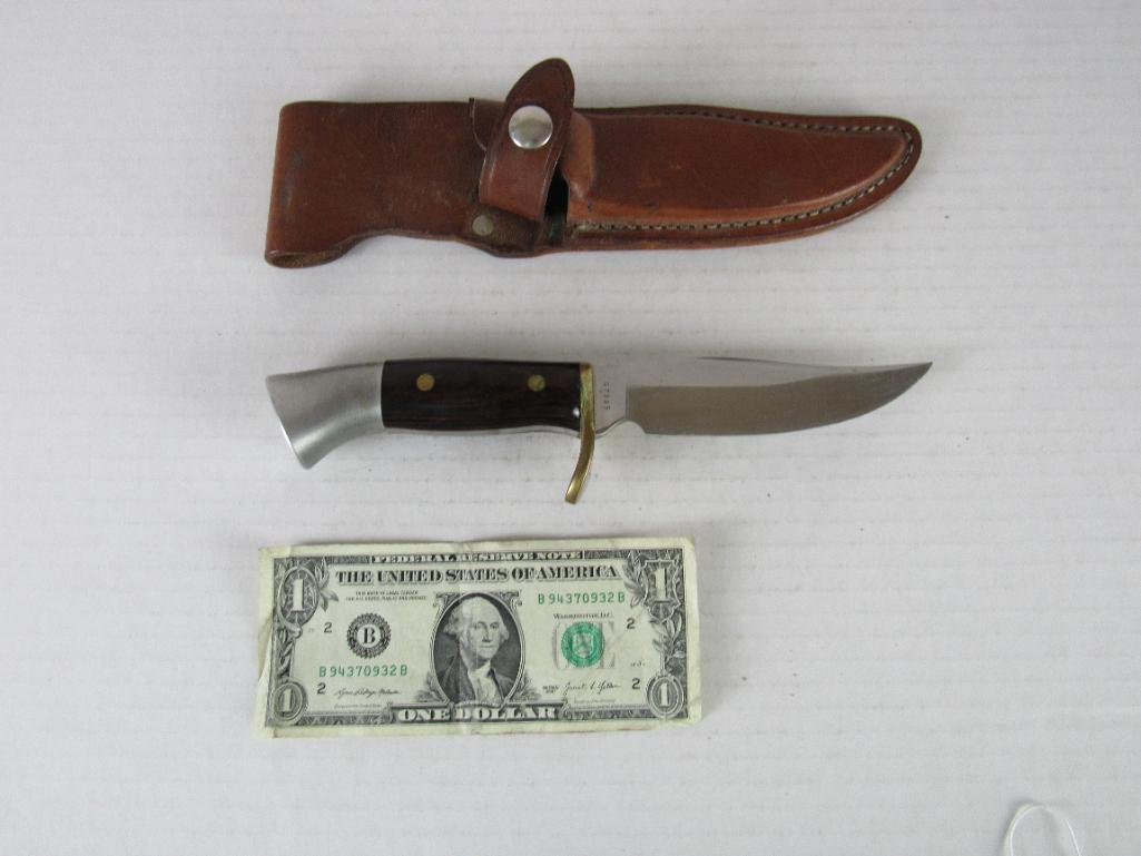 Outstanding Westmark #712 (USA) 9.5" Fixed Blade Hunting Knife w/ Sheath