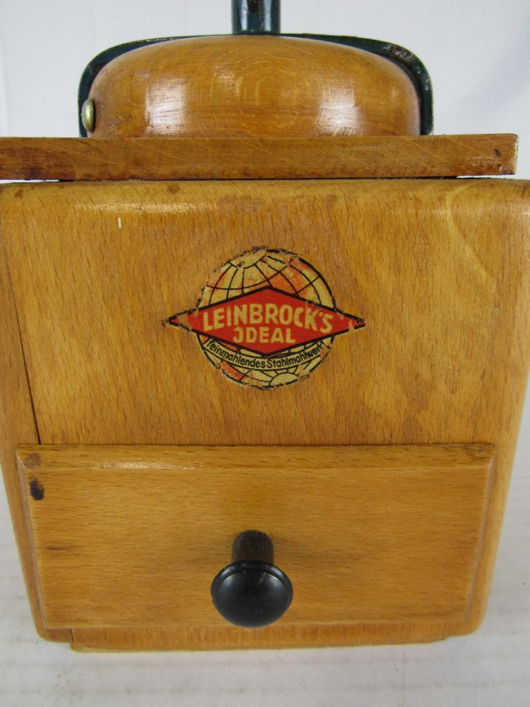Antique Leinbrock's Ideal Coffee Grinder Mill