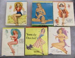 Grouping (6) Antique Pin-Up Girl Matchbooks