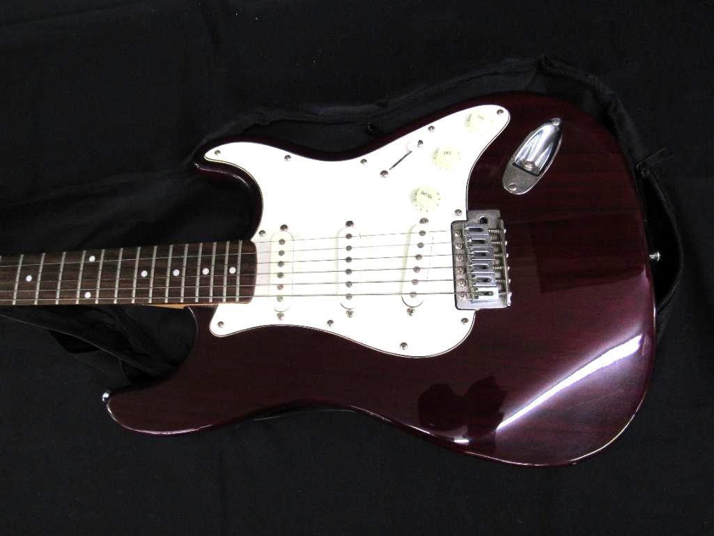 Excellent Jay Turser Stratocaster Style 6 String Electric Guitar