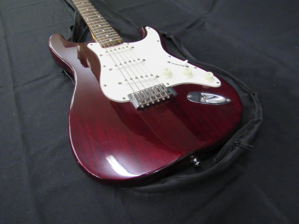 Excellent Jay Turser Stratocaster Style 6 String Electric Guitar
