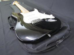 Excellent Fender Starcaster Strat 6 String Electric Guitar w/ Fender Gig Bag