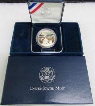 2005 US Marines Silver Proof Coin MIB