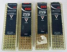 4 Boxes (370 Rds) CCI 22 LR Mini-Mag Ammo