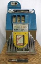 Antique Buckley / Mills Guaranteed "Criss Cross" 5 Cent Nickel Slot Machine