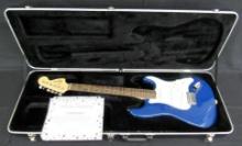 Beautiful Faith Hill Signed Fender Squier Stratocaster Affinity 6 String Electric Guitar w/ COA