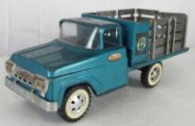 Vintage 1960's Tonka Farms Pressed Steel Stake Truck