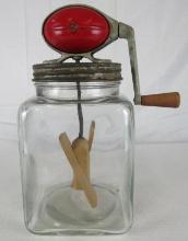 Antique Daisy #4 Model B Butter Churn Red "Football"