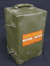 Excellent WWII Era Davis Gas Mask Case (New Jersey)