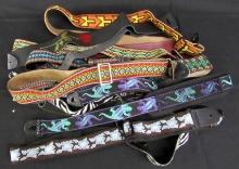 Great Lot (10) Assorted Guitar Straps