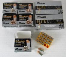 Lot 7 NOS Boxes (200 Rds) Sig Sauer Elite 9 mm Luger Ammo