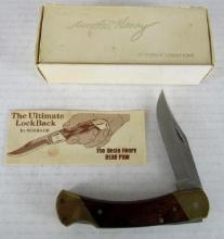 Vintage Schrade Uncle Henry LB7 "Bear Paw" Lockback Folding Knife MIB