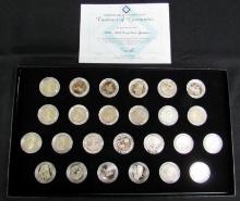 Set (25) 1999-2008 US Proof State Quarters