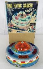 Vintage Nomura Japan Tin Battery Op "King Flying Saucer" Space Patroler