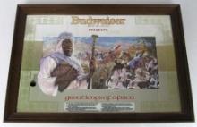 Vintage Budweiser "Great Kings of Africa" Samory Toure- Sudan Beer Mirror