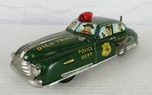 Antique Marx Tin Wind-Up DICK TRACY Squad Car No. 1 12" Beauty!
