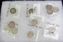 Lot (11) Asst. US Silver Half Dollars ($5.50 Face)