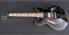 Excellent Glen Burton Hollow Body 6 String Electric Guitar