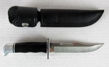 Beautiful NOS Buck 10.5" Fixed Blade Hunting Knife w/ Sheath
